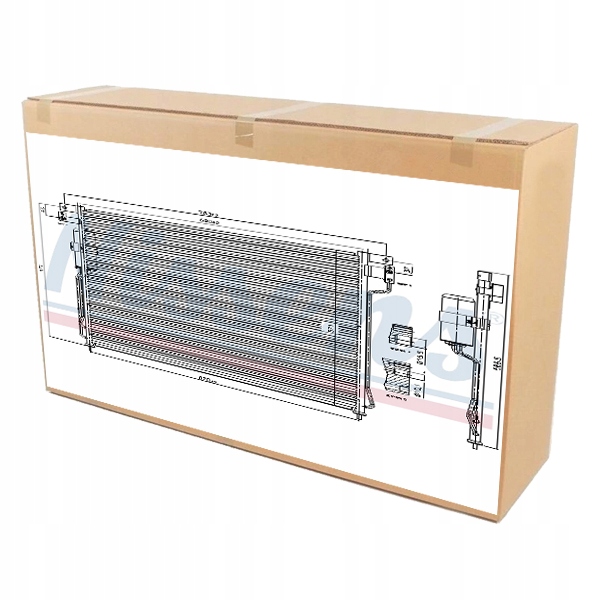 фото №1, Радіатор кондиціонера do nissan pathfinder iii