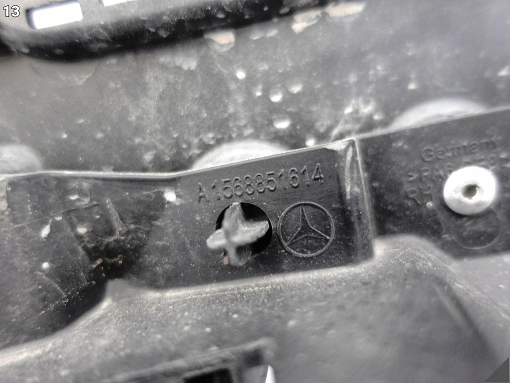 фото №14, Mercedes gla amg gla45 4.5 x156 w156 13-17 бампер спойлер дифузор задня