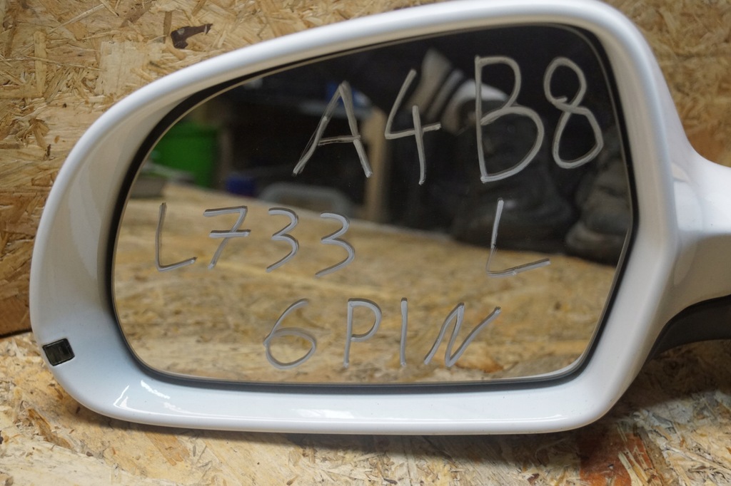 фото №10, Зеркало левая audi a4 b8 6 pin