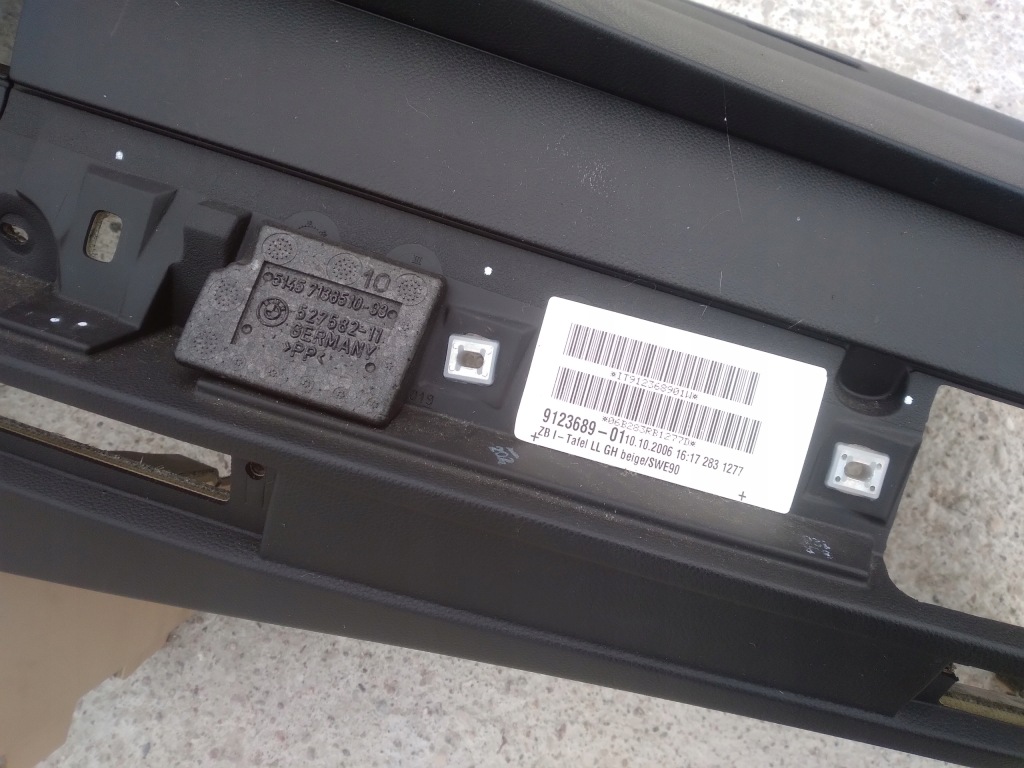 фото №7, Приборная панель приборная приборная панель europa оригинал 7 138 510 bmw e60 e61 przedlift