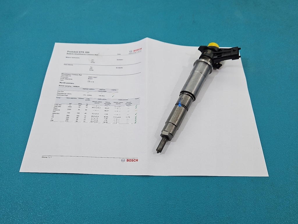 фото №1, Test форсунка renault koleos espace iv laguna iii 3 0445115007 2.0 dci