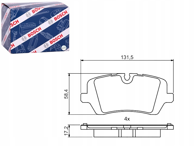 фото №1, Гальмівні колодки гальмівні задня land rover defender discovery v range rover iv