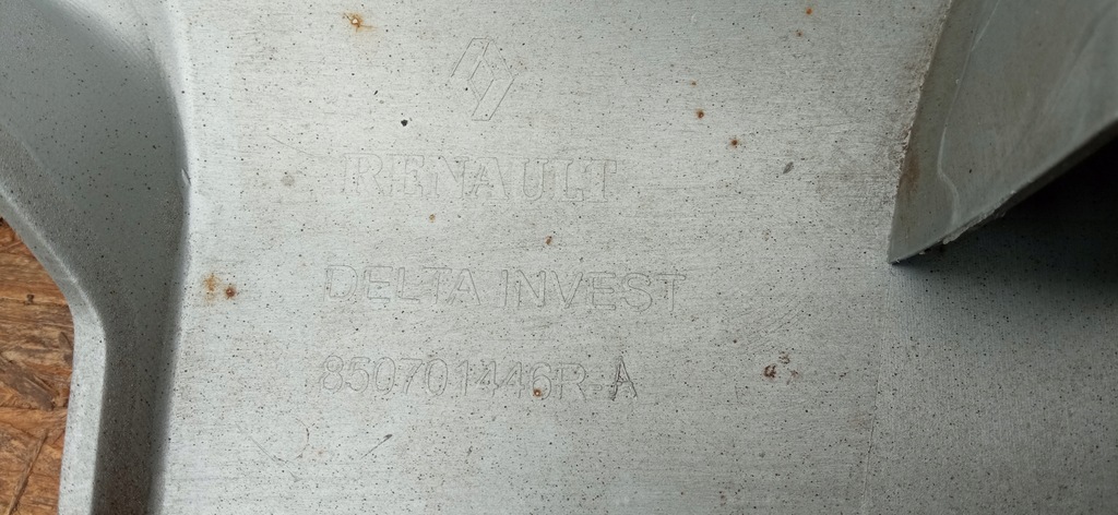 фото №12, Dacia sandero ii 12- дифузор накладка спойлер бампера задня 850701446r