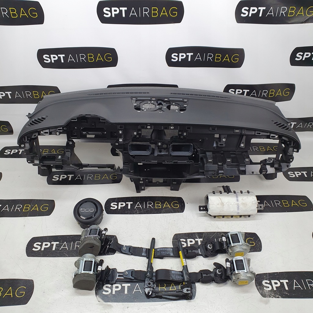 фото №1, Fiat 600 панель приладів консоль подушки безпеки ремені подушка безпеки