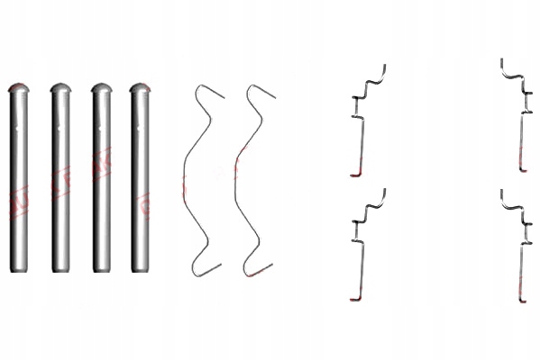 фото №2, Набір монтажний гальмівних колодок задня mitsubishi space star toyota celica