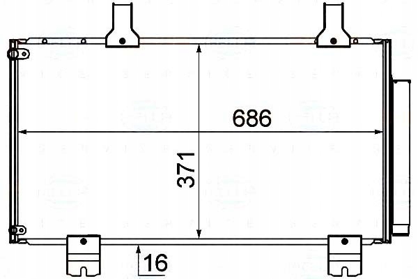 фото №1, Behr hella конденсатор кондиціонера honda accord 2.0