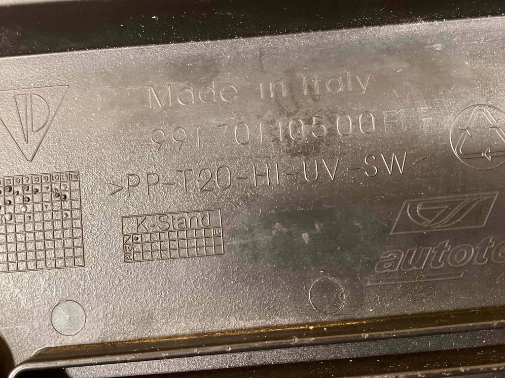 фото №7, Porsche 911 991 підкладка pod номерний знак реєстраційна 99170110500 передня