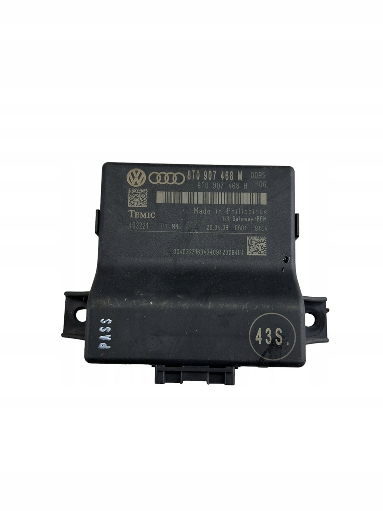 фото №1, Audi a4 b8 a5 8t модуль блок управления шлюз 8t0907468m