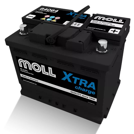 фото №1, Акумулятор moll 64ah 620a x-tra charge 84064