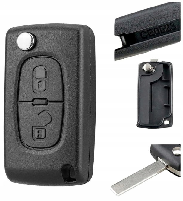 фото №10, Ключ корпус peugeot 107 207 307 sw 308 pilot