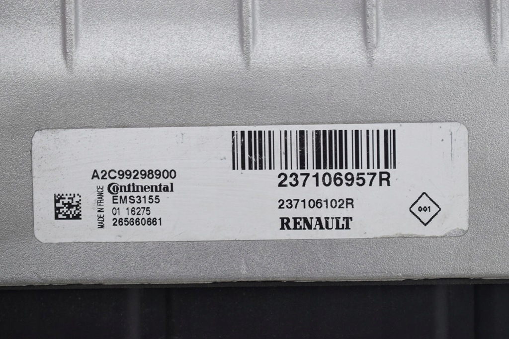 фото №3, Бортовой компьютер блок управления renault 237106957r