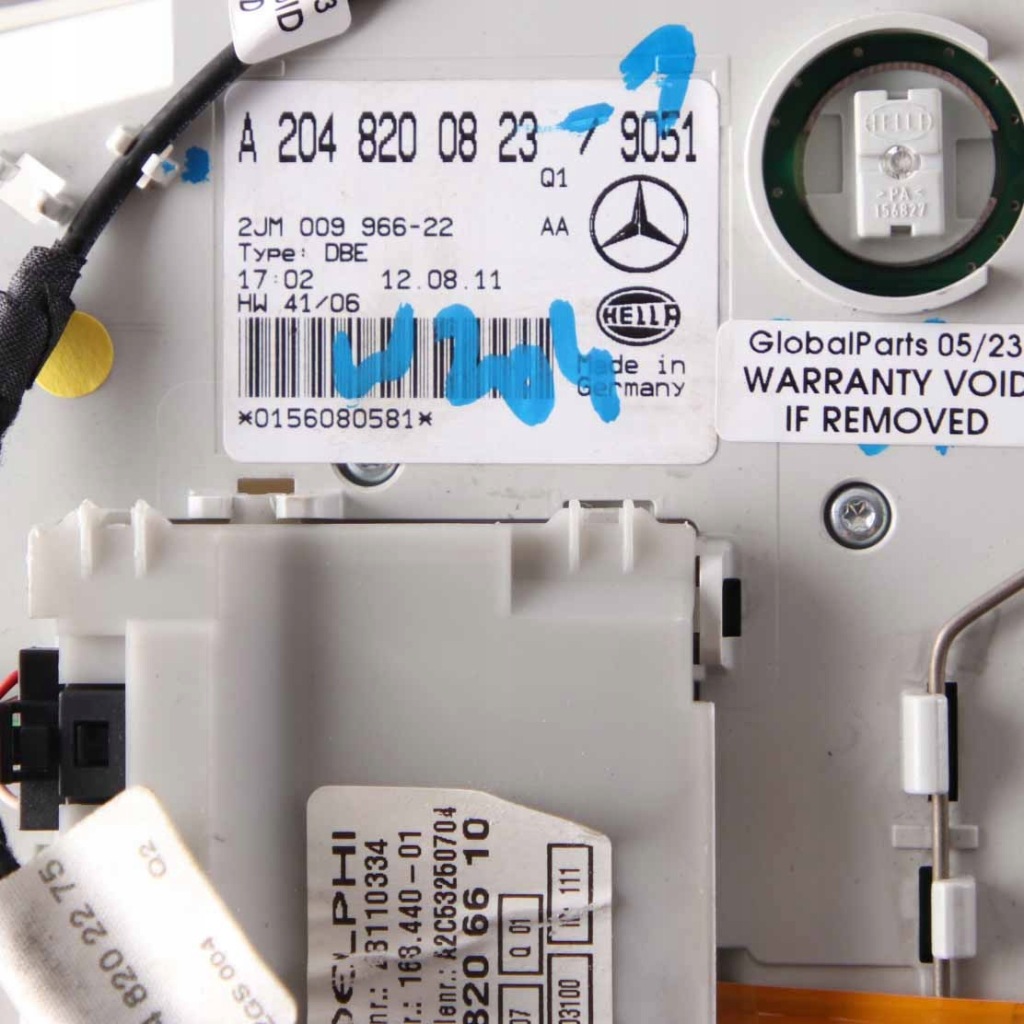 фото №12, Mercedes w204 w207 лампа освітлення кабіни szary