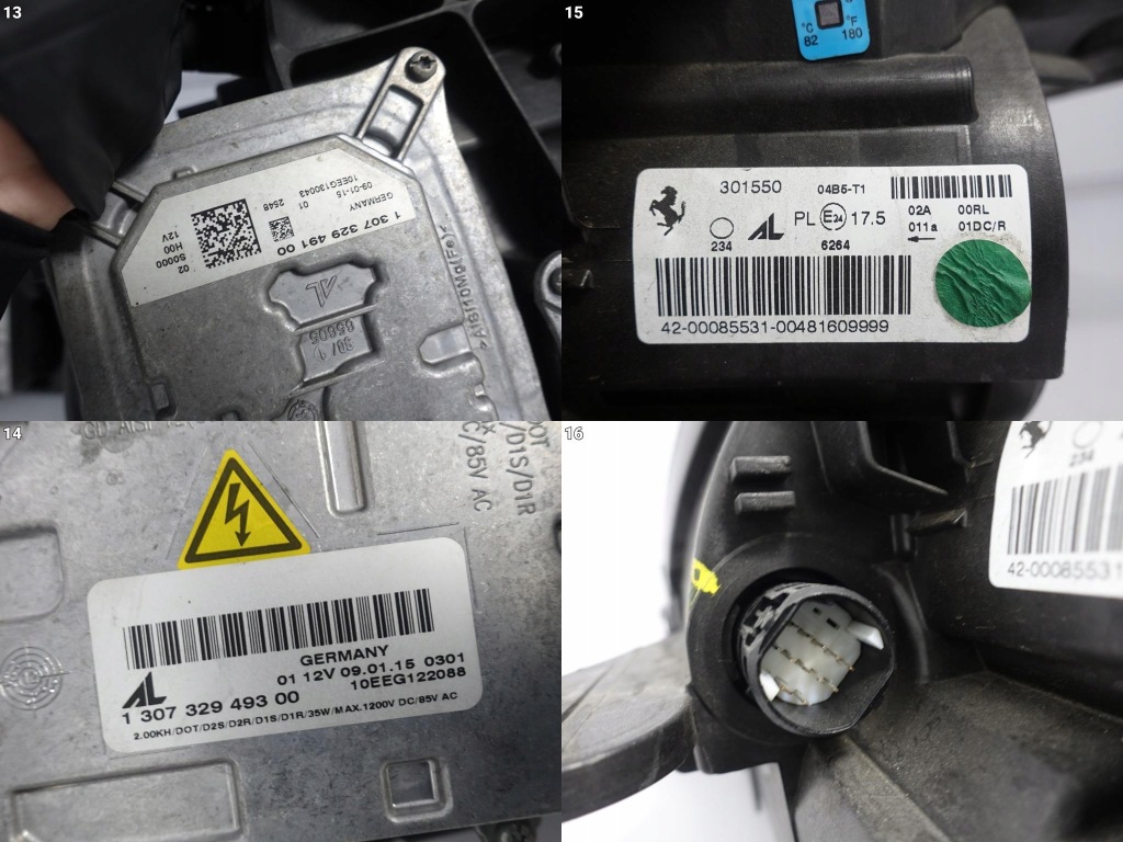 Ferrari california t 149m рестайлинг  14-17 лампа ксенон + led правая перед европа Недорого