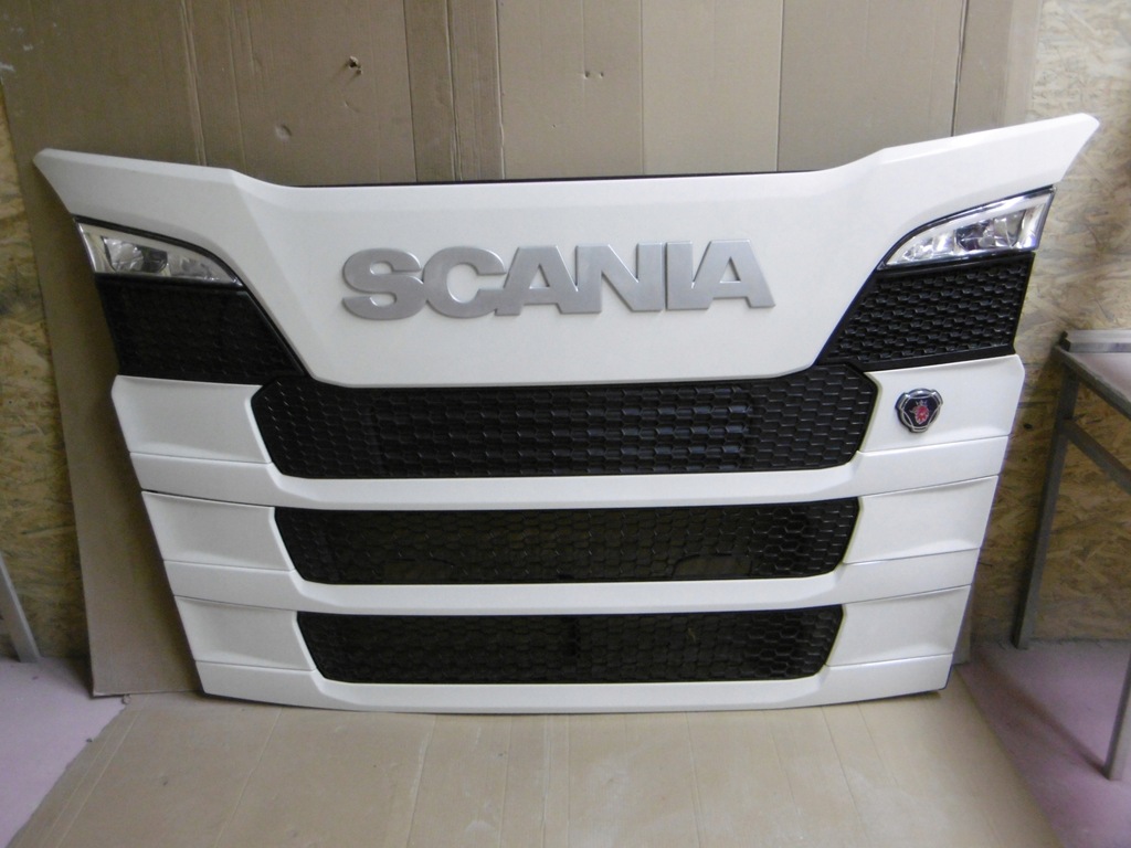 фото №1, Капот решётка радиатора scania r s