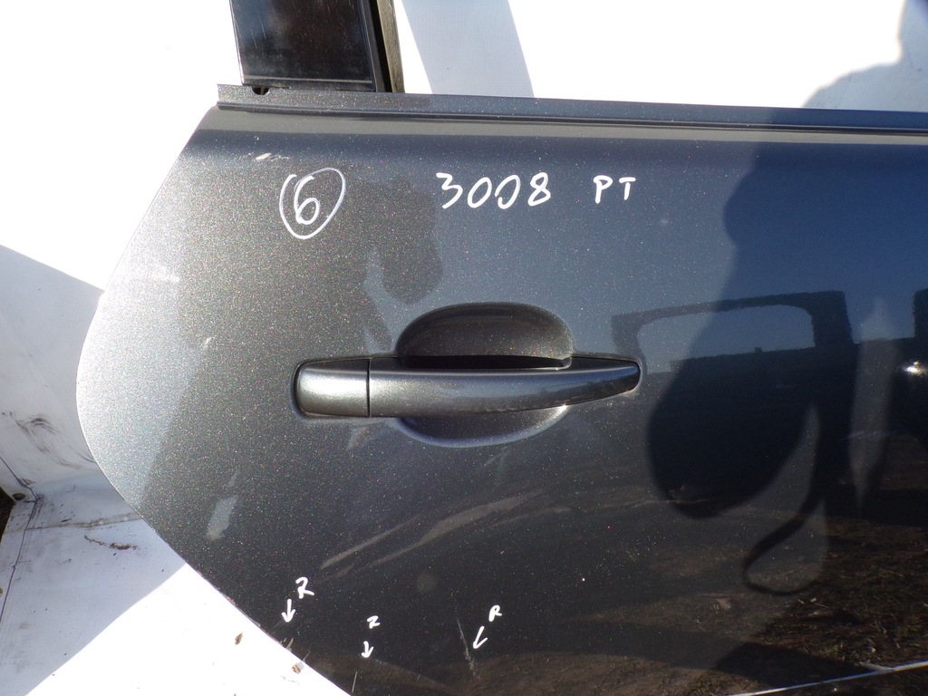 фото №4, Дверь правый задняя peugeot 3008