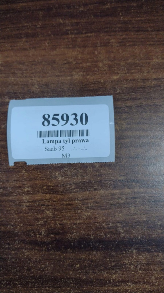 фото №12, Saab 95 lift sedan лампа кришки правий задня