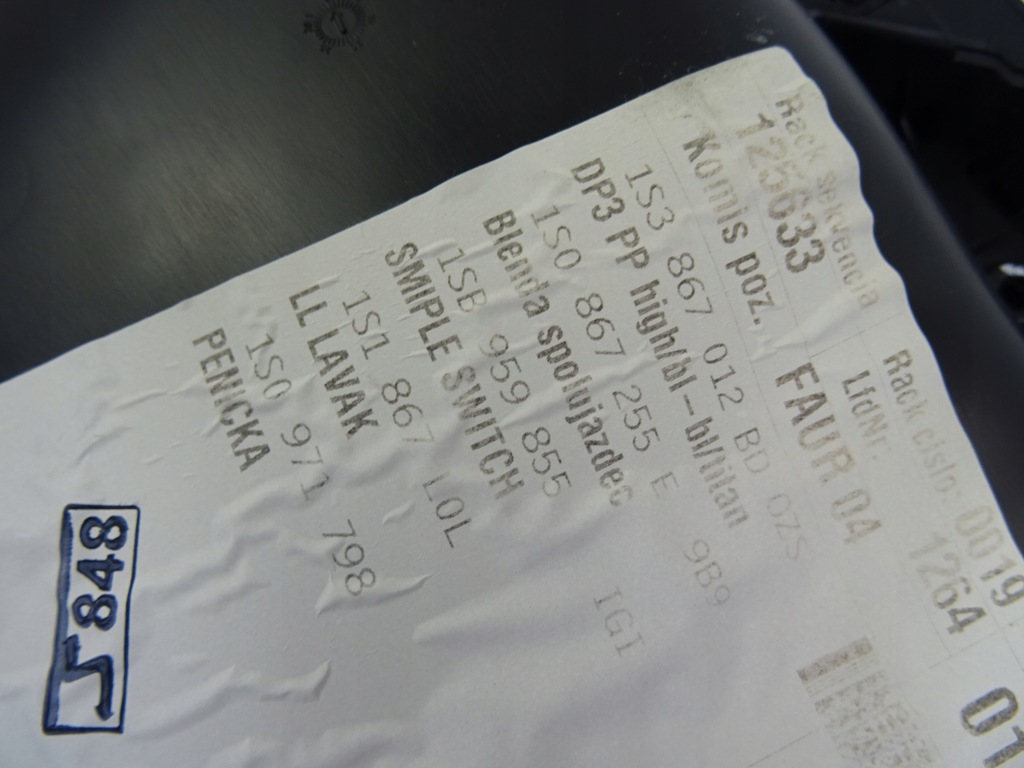 фото №11, Skoda citigo версия 3d обивка обшивка дверь перед правый 1s3867012 bd