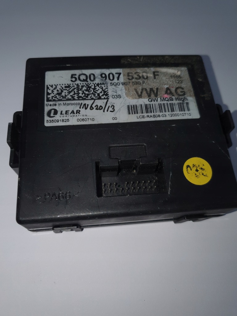 фото №1, Audi a3 8v0 модуль блок керування 5q0907530f