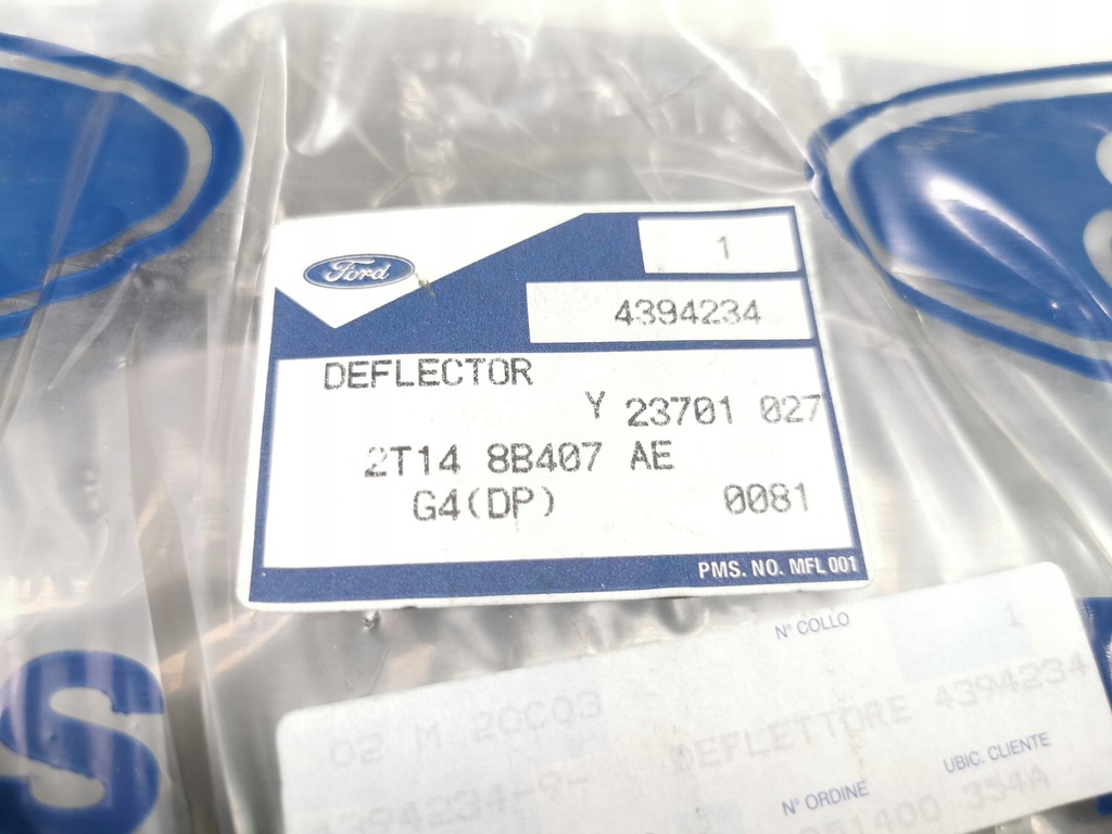 фото №10, Дефлектор, odchylacz повітря ford transit connect 2002-2013 оригінальний номер 4394234