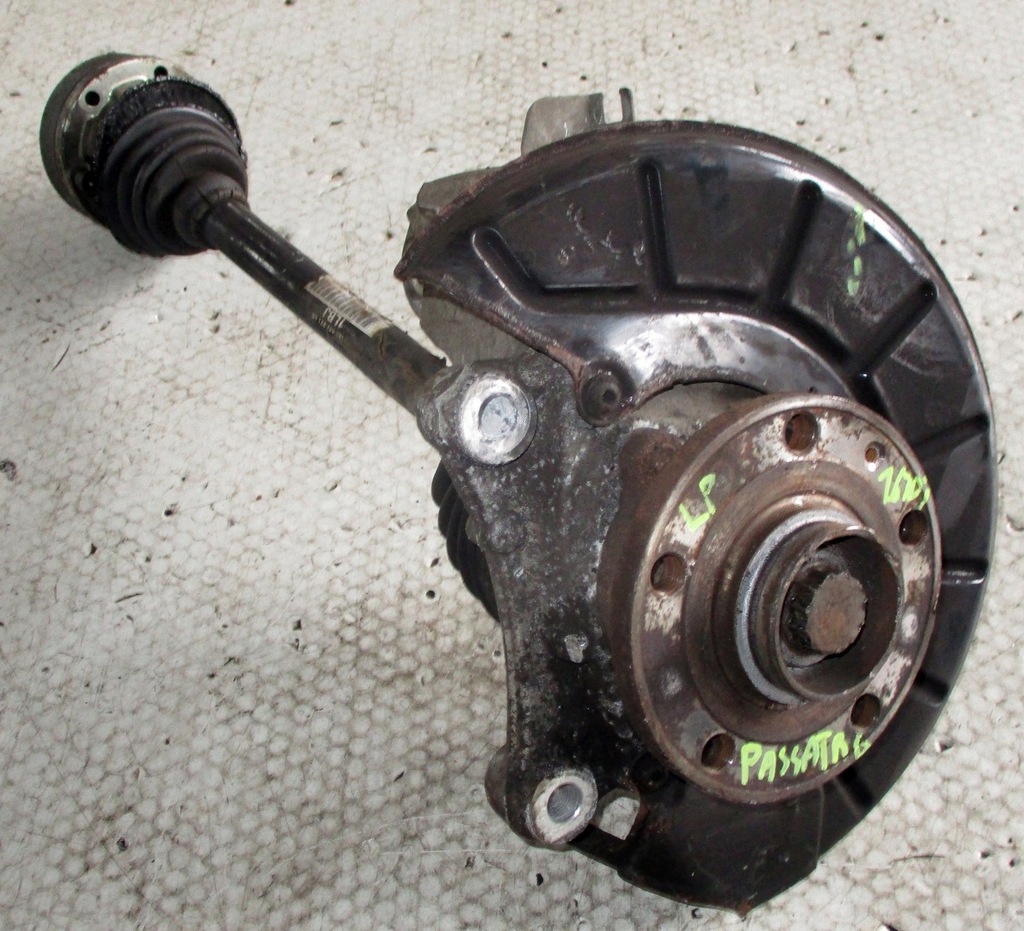 фото №1, Vw passat b6 1.6 tdi поворотный кулак приводной вал левая передняя