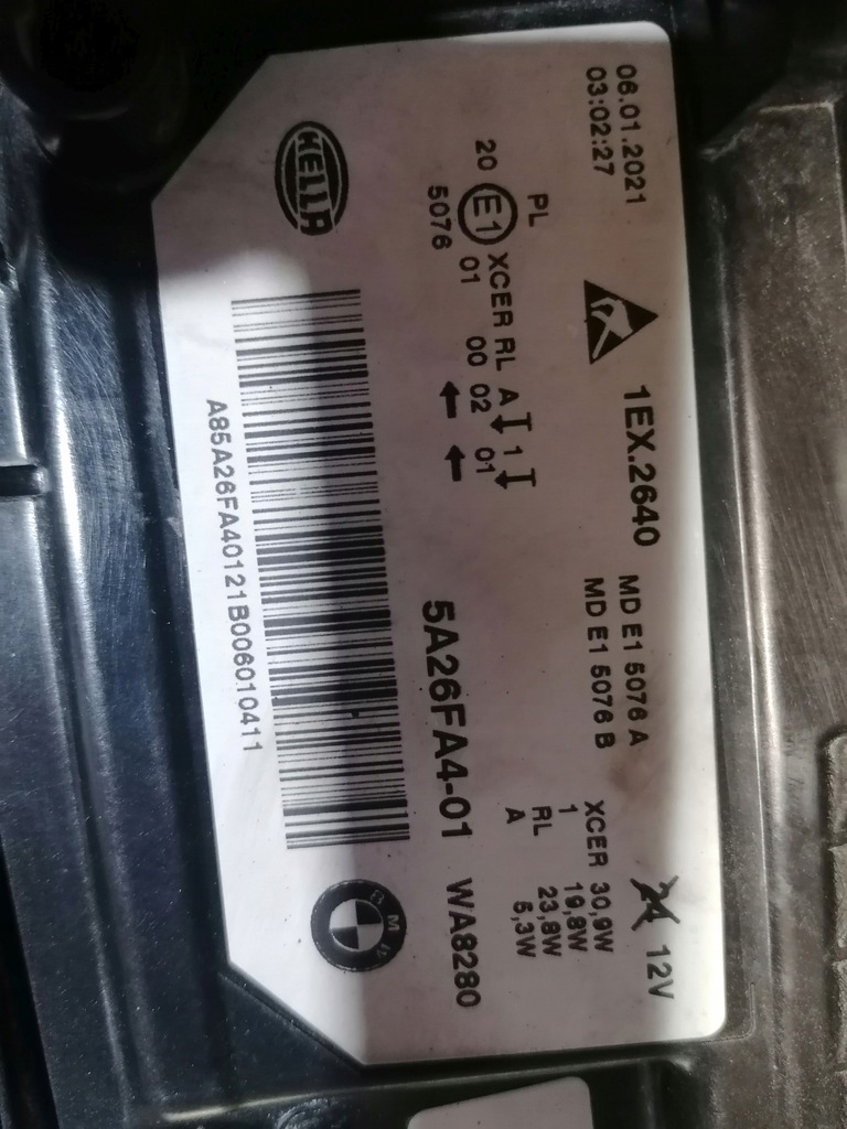 фото №16, Bmw 5 g30 g31 f90 lci lift лампа перед правая led 5a26fa4