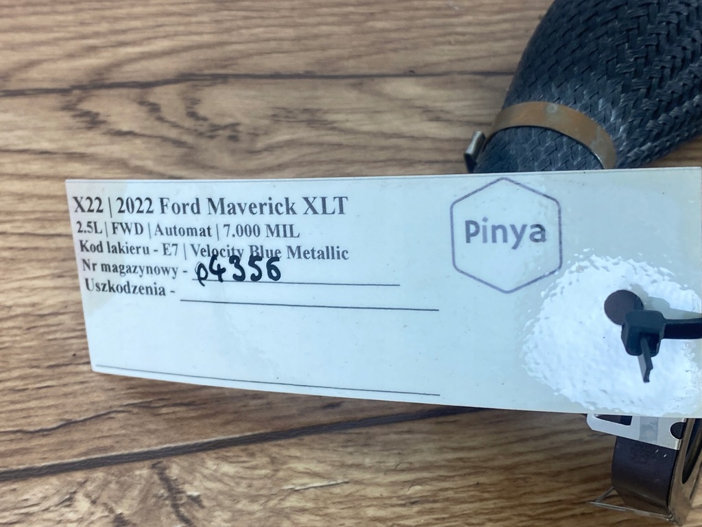 фото №5, Шланг трубка egr 2.5 ford maverick 2022+ usa bronco escape kuga