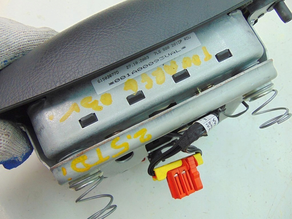 фото №8, Vw touareg i 2.5 tdi 03r подушка водителя подушка безопасности