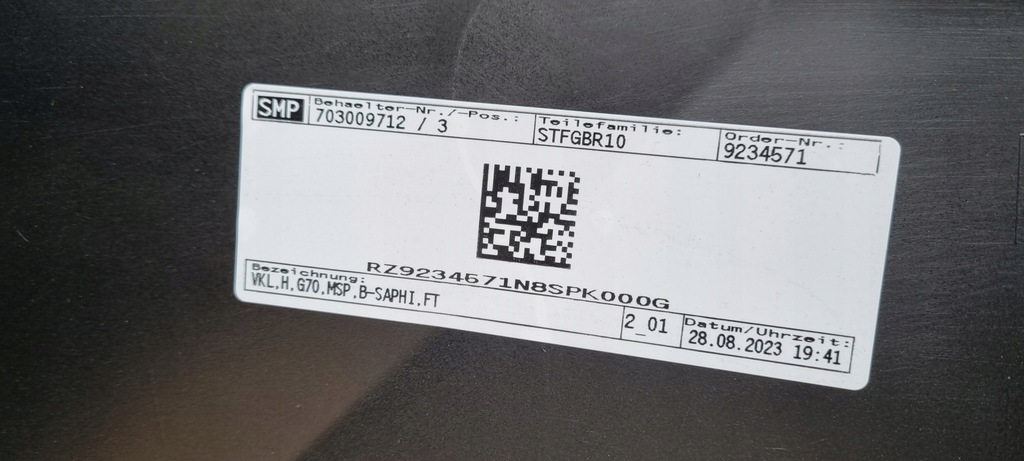 фото №13, Bmw 7 i7 g70 m-pakiet бампер задняя оригинал d023