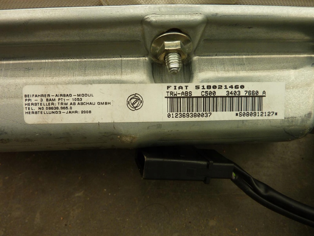 фото №14, Панель приладів консоль подушки безпеки ремені fiat croma 2 ii lift