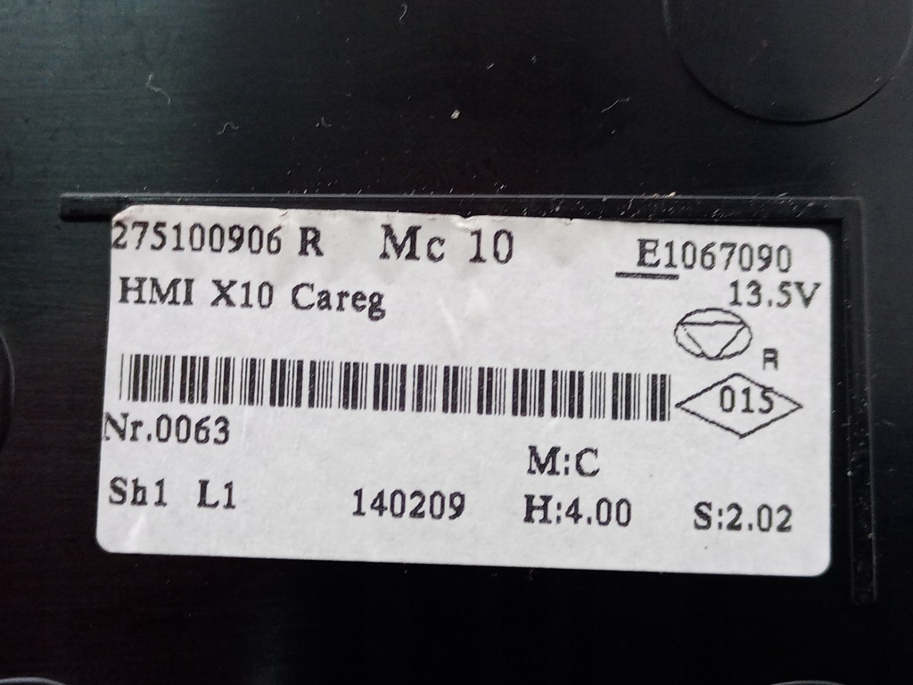 фото №4, Панель обдув кондиционера renault zoe