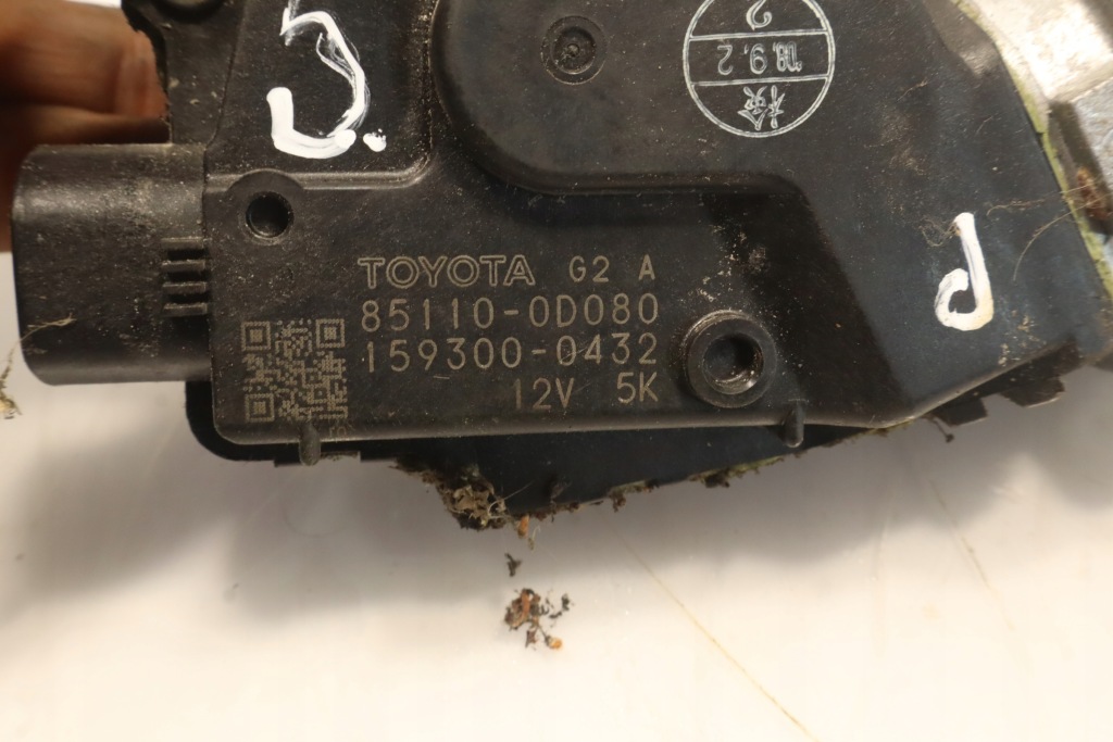 фото №7, Моторчик дворник перед toyota yaris ii 1.3