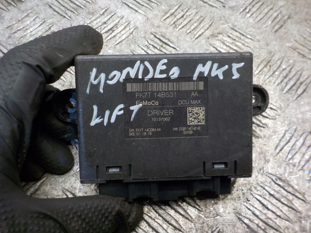 фото №1, Ford mondeo mk5 модуль блок управления дверь fk7t-14b531-aa