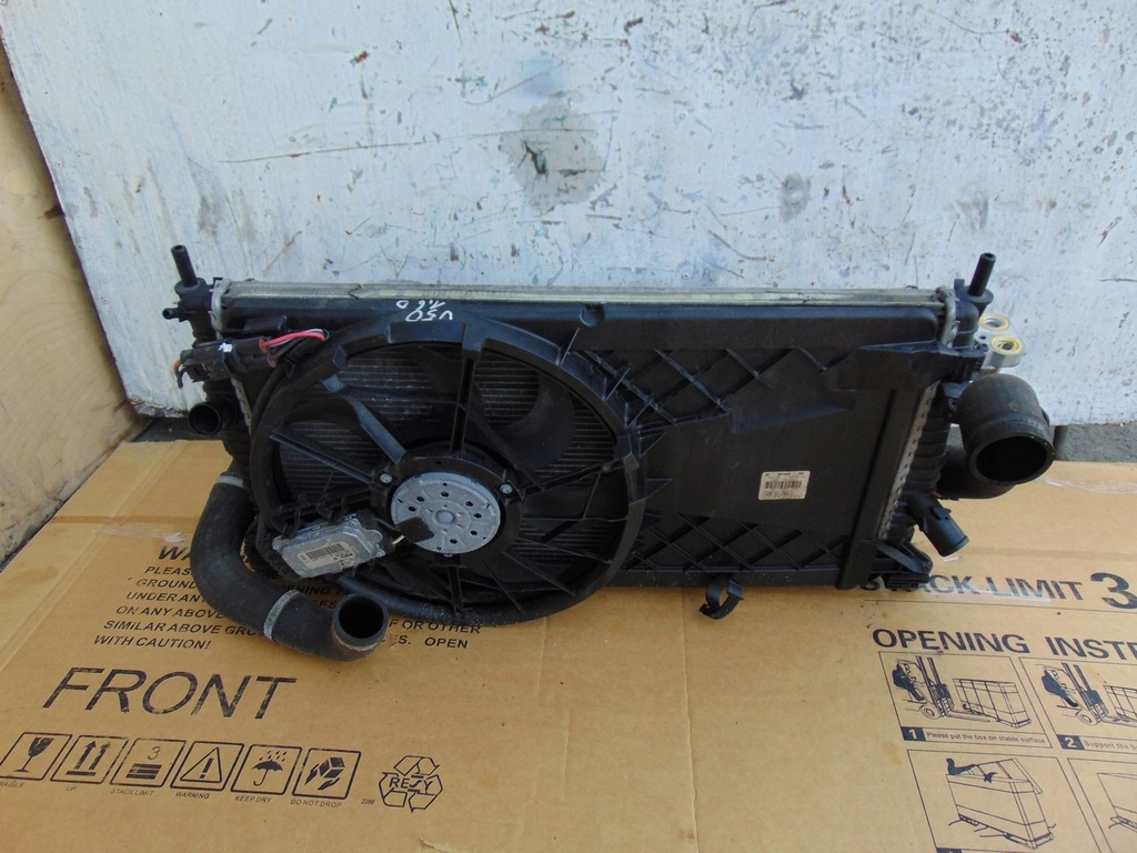 фото №8, Комплект радіатор вентилятор volvo v50 1 lift 1.6 d 3m5h-8c607-rh