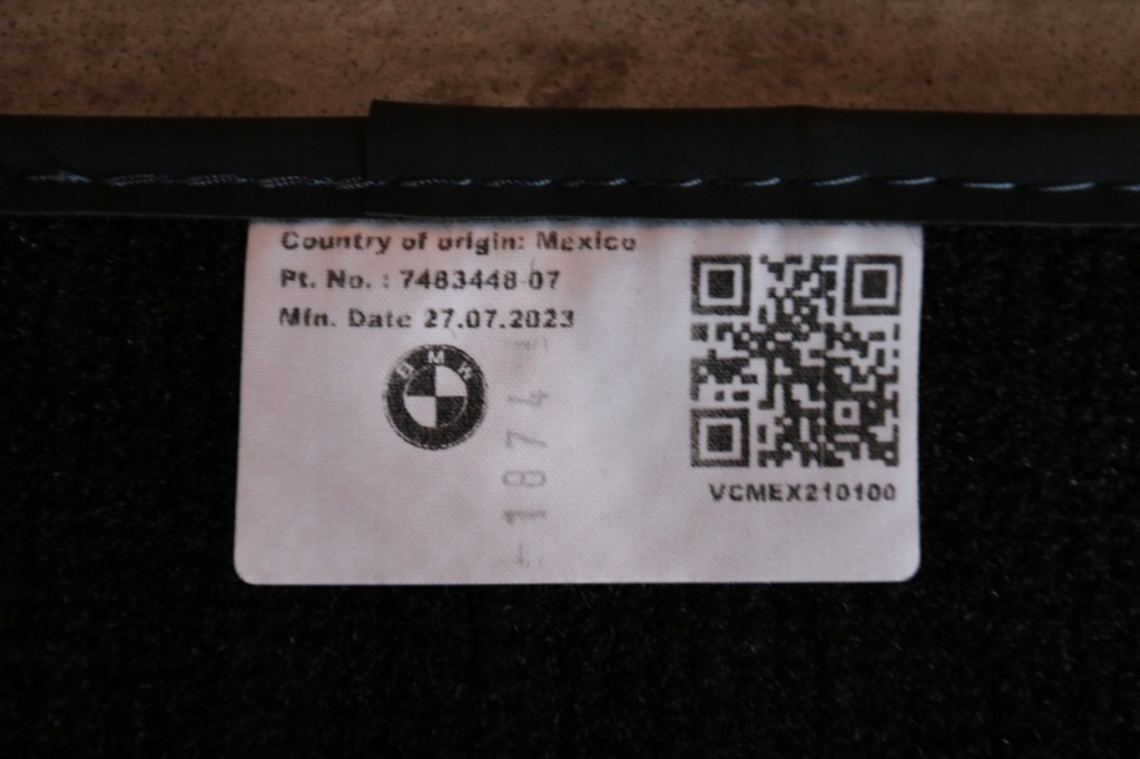 фото №10, Bmw x7 g07 оригинальные коврики велюровые europa комплект 7483448