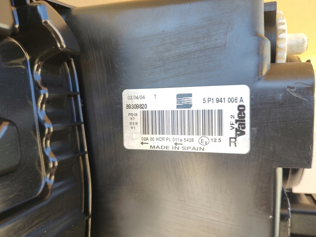 фото №11, Фара лампа передняя правая seat altea toledo iii europa