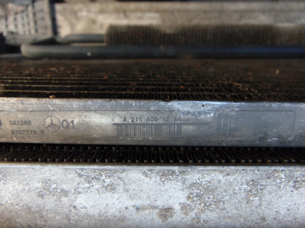 Радиатор воды кондиционера вентилятор комплект  mercedes e klasa w211 3.0cdi v6 Оригинал