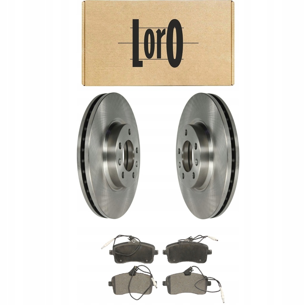 фото №1, Тормозные диски тормозные колодки перед do peugeot 407 / 407 sw 283mm