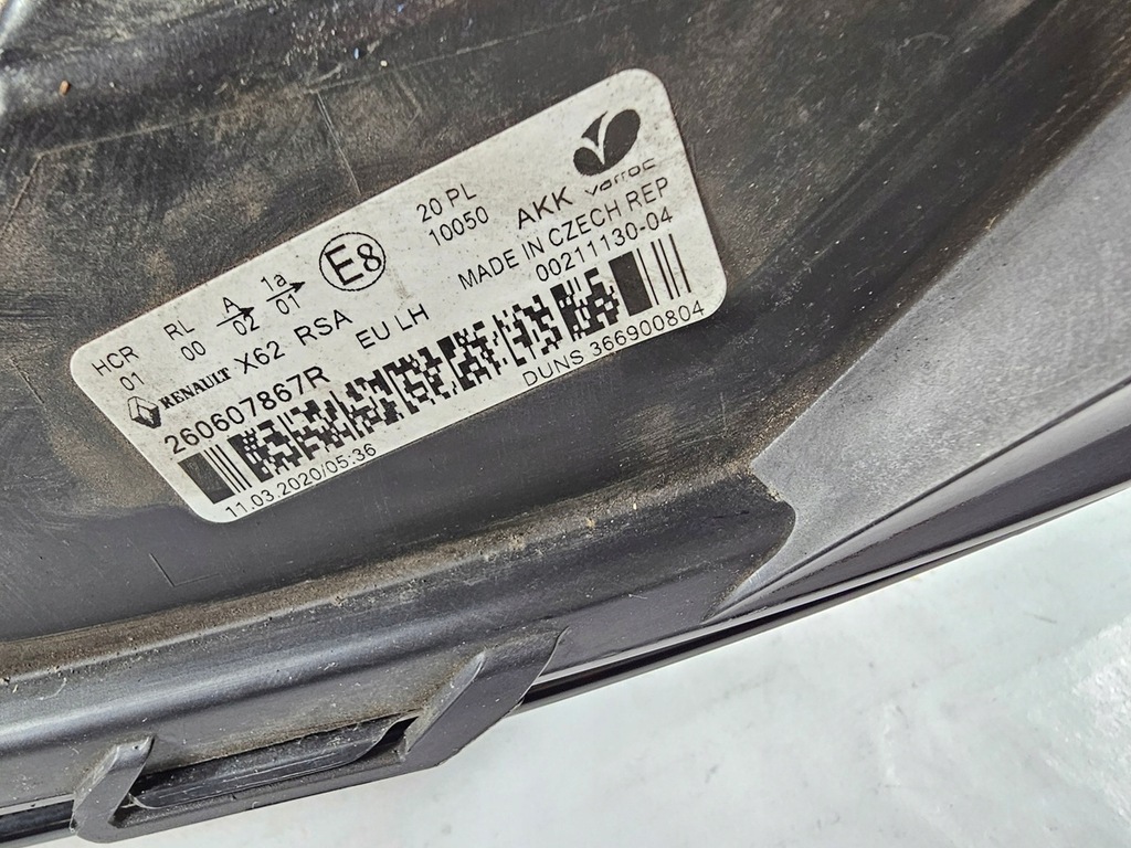 фото №10, Master iii lift iv правая левая лампа led перед 260105567r 260607867r комплект