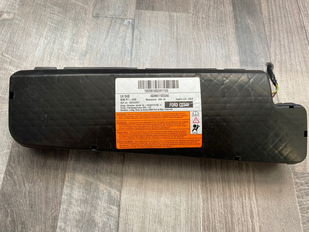 фото №1, Ford подушка подушка безпеки сидіння lewego 6g9n611d33ae