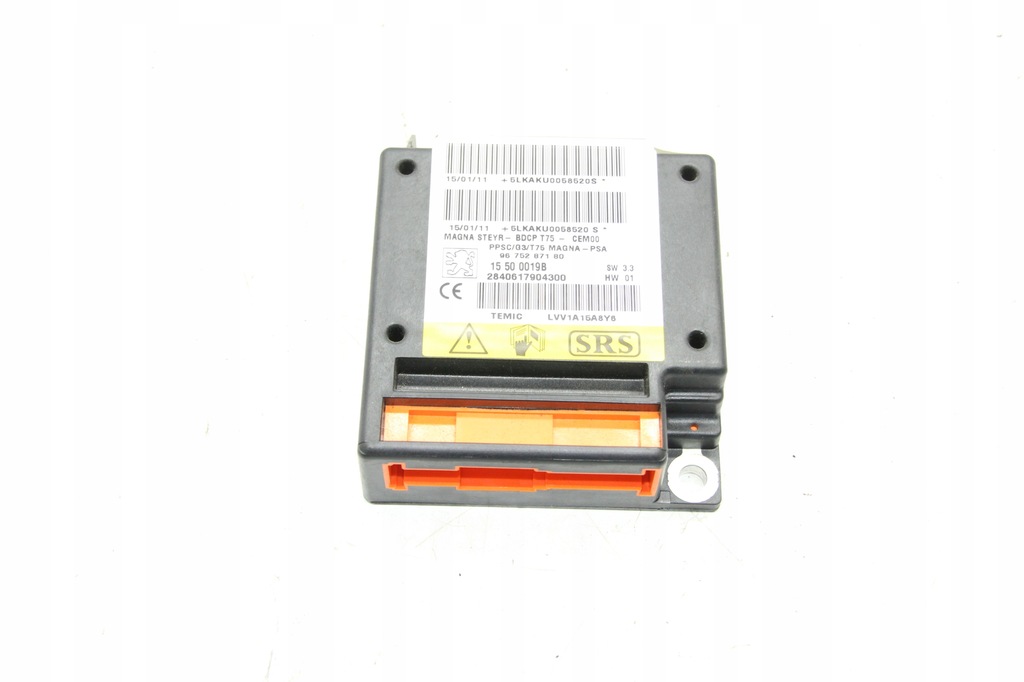 фото №1, Модуль датчик air bag pieszego peugeot rcz