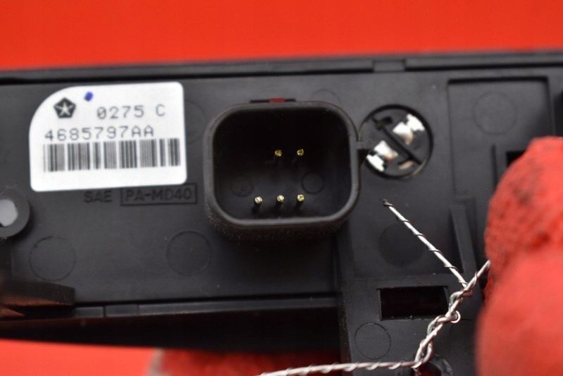 фото №7, Панель управление обдув задняя задний 4685797aa chrysler grand voyager 4 iv