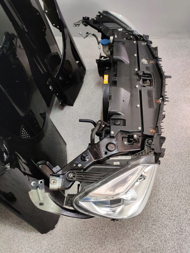 фото №6, Mercedes slk w172 бампер капот радіатор pas лампи крила балка перед