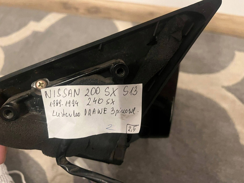 фото №11, Оригінальні дзеркало праве nissan 200sx s13/240sx 1989-1994