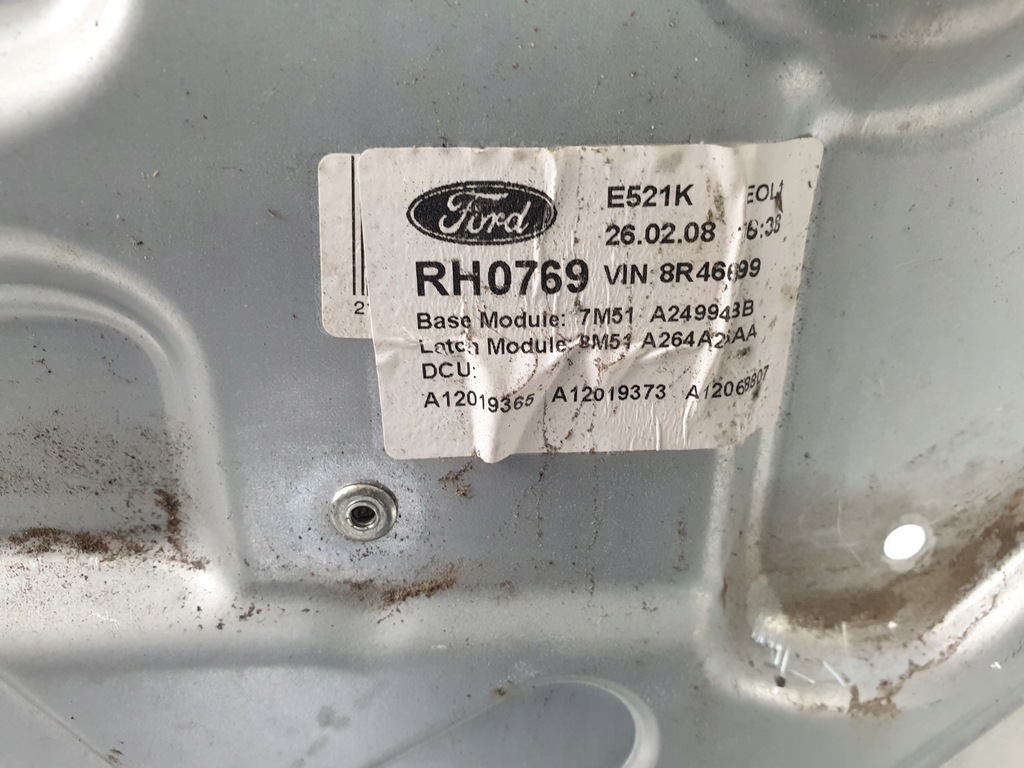 фото №4, Механізм скло правий задня ford focus mk2