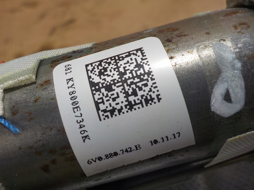 фото №4, Fabia iii шторка безопасности воздушная правая 6v0880742b