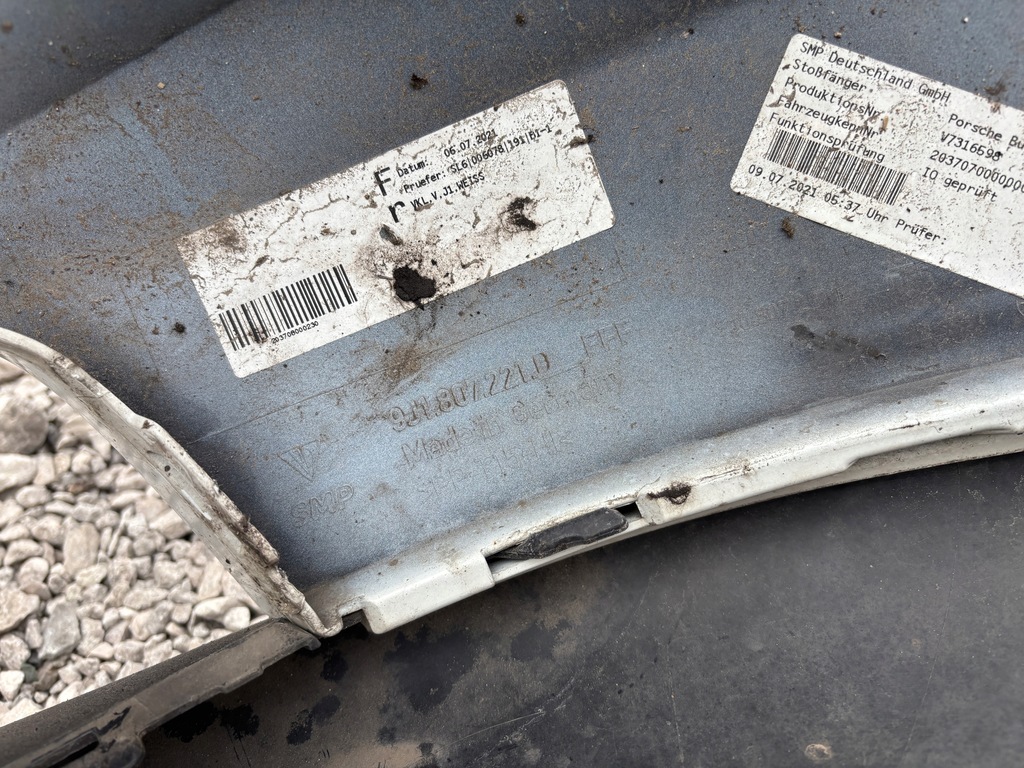 фото №8, Porsche taycan 9j1 бампер перед передний 9j1807221dfff