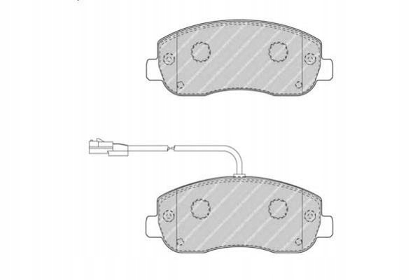 фото №1, Ferodo тормозные колодки тормозные nissan nv400 2.3 dci