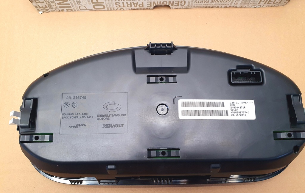 фото №3, Оригинал renault fluence приборы счетчик 248104271r