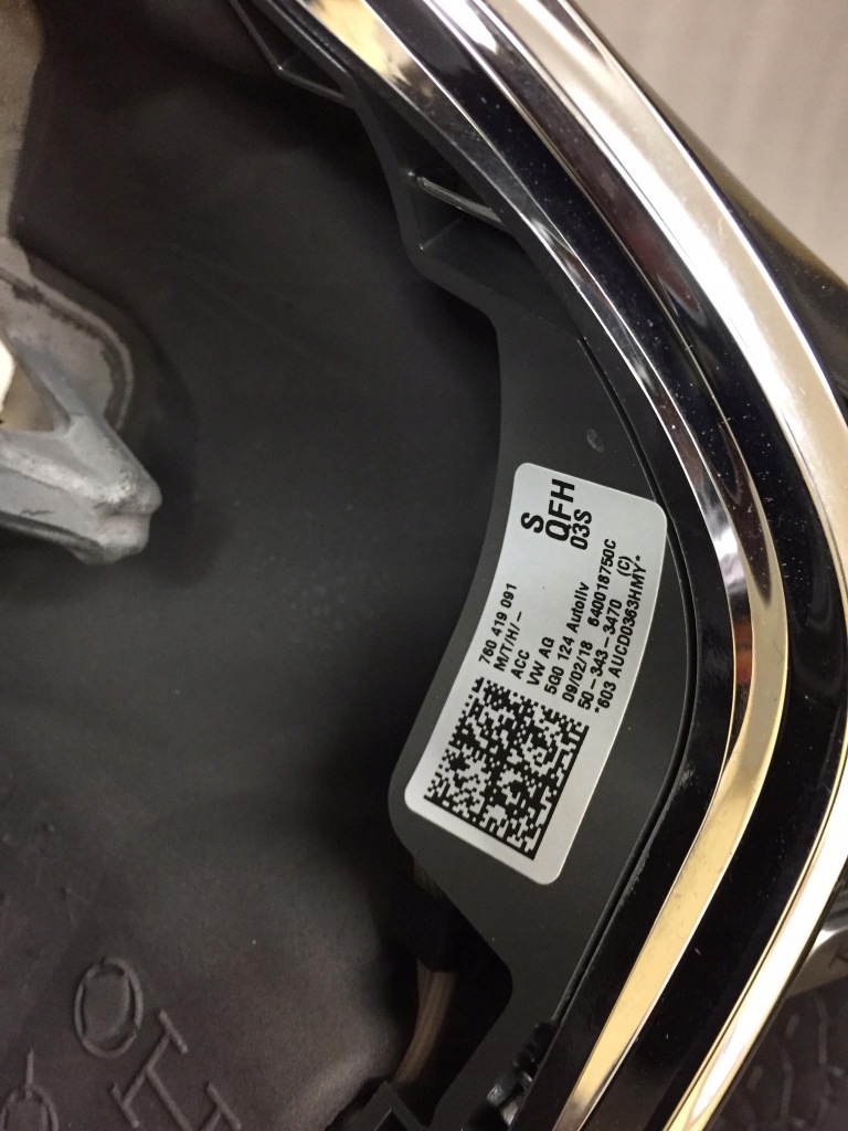 Vw touareg 760 воздуховод multi 760419091s серая с Разборки