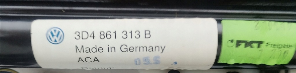 фото №7, Обшивка обивка дверь левый задняя vw phaeton 3d lift кожа коричневый 3d4861313b